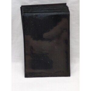 (40) Vintage Used Ultra Pro Black Glossy Standard Size Card Sleeves
